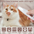Fero Tails Dog Paw Trimmer with LED Light